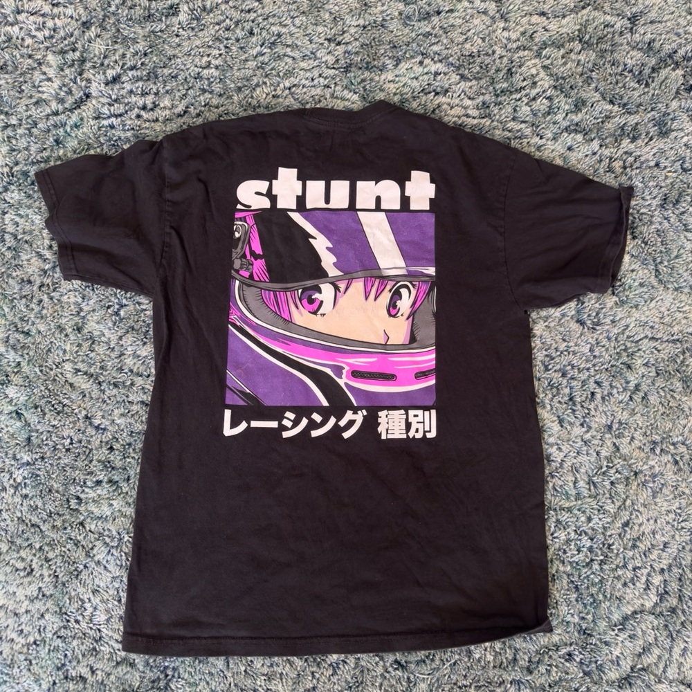 Stunt Reshingu Japanese Anime Racing Drift Car Shirt Medium